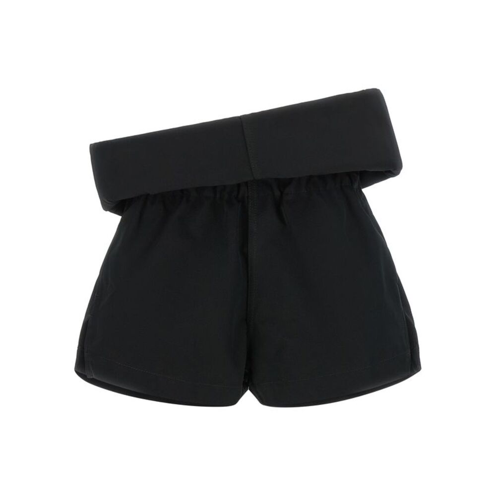 Rick Owens Black Polyester Bermuda Women's Shorts